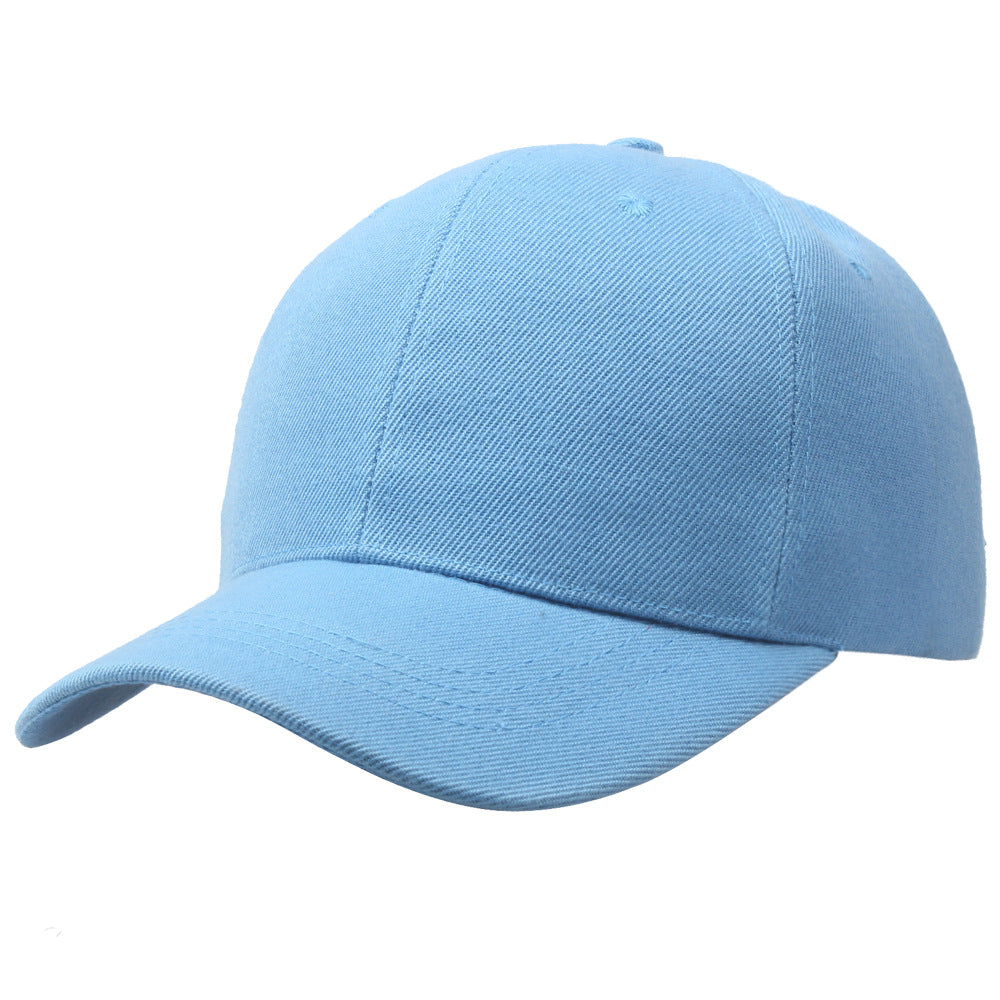 1pc Men&Women's Vintage Simple Solid Adjustable Curved Brim Baseball Cap For Outdoor