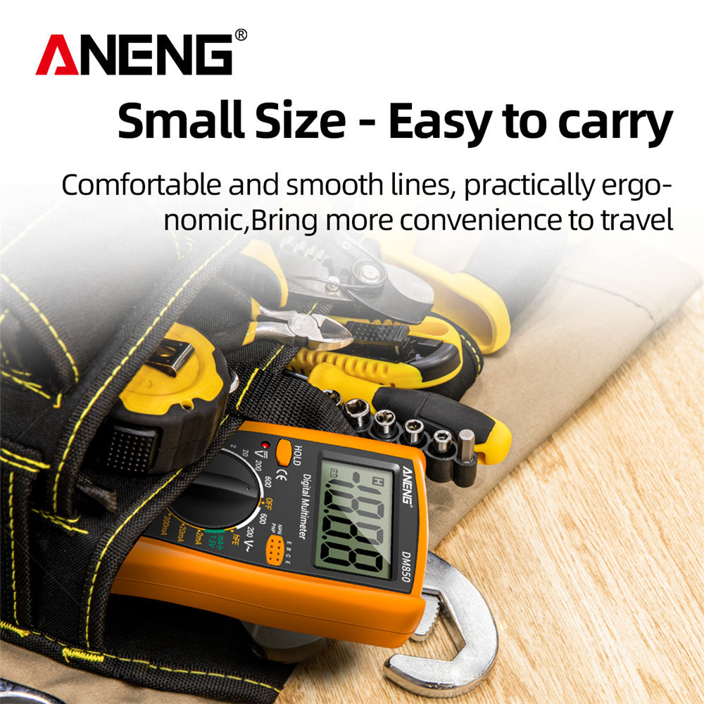 DM850 Automatic Professional Digital Multimeter 1999 Counts Auto AC/DC Voltage Tester Ohm Current Ammeter Detector Tool