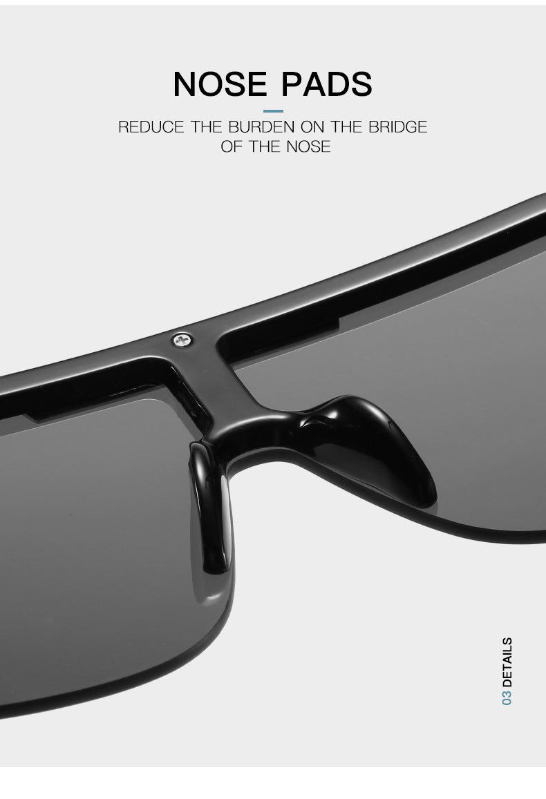 Luxury Oversized Men Sunglasses Brand Designer Sun Glasses For Women Fashion Gradient Square Shades