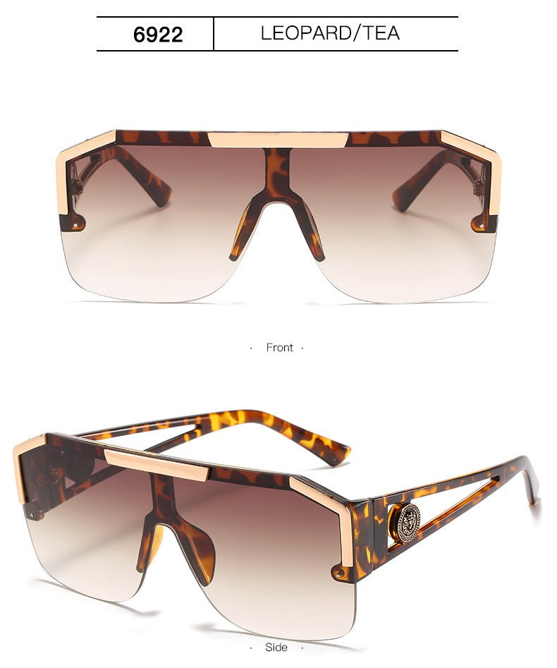 Luxury Oversized Men Sunglasses Brand Designer Sun Glasses For Women Fashion Gradient Square Shades
