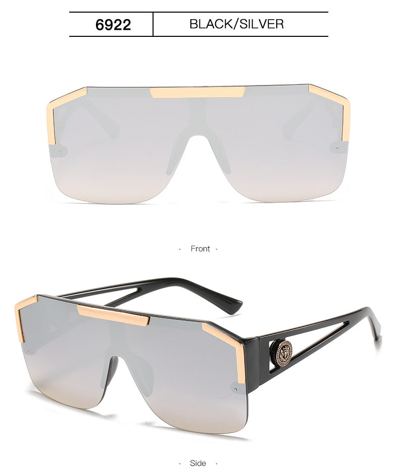 Luxury Oversized Men Sunglasses Brand Designer Sun Glasses For Women Fashion Gradient Square Shades