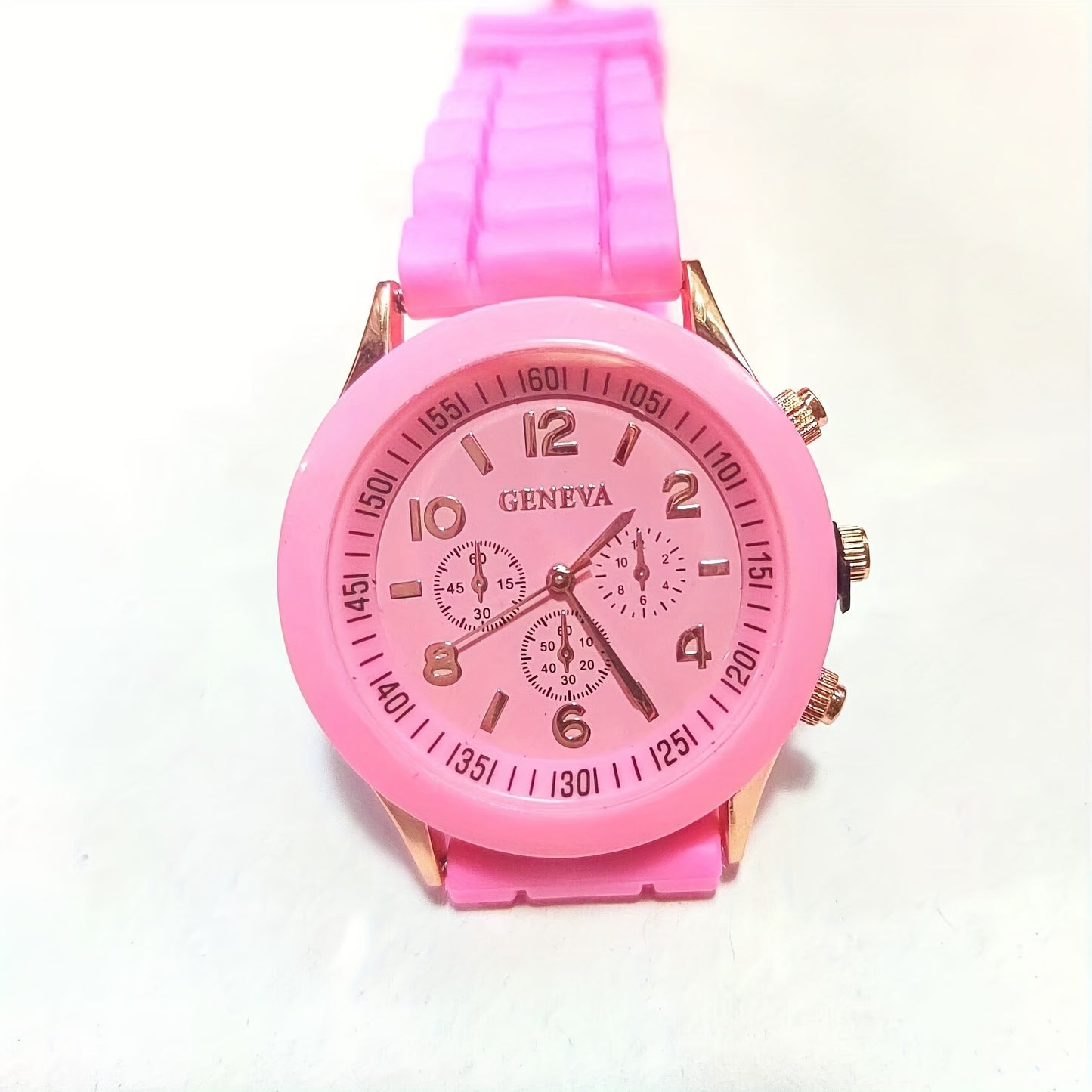 Minimalist Silicone Casual Quartz Watch Women Crystal Silicone Watches Wrist Watch