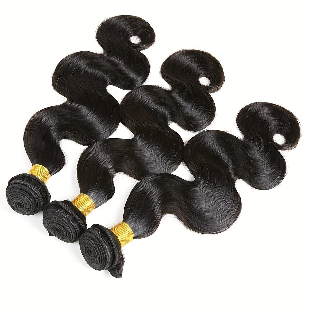 Mother's Day:3pcs Human Hair Extensions Straight Natural Black Human Hair Bundles 10A Weaves 8-30inch for Women