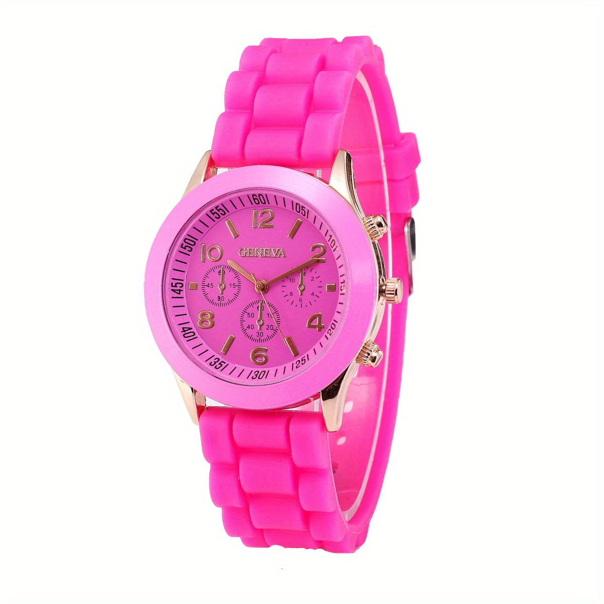 Minimalist Silicone Casual Quartz Watch Women Crystal Silicone Watches Wrist Watch