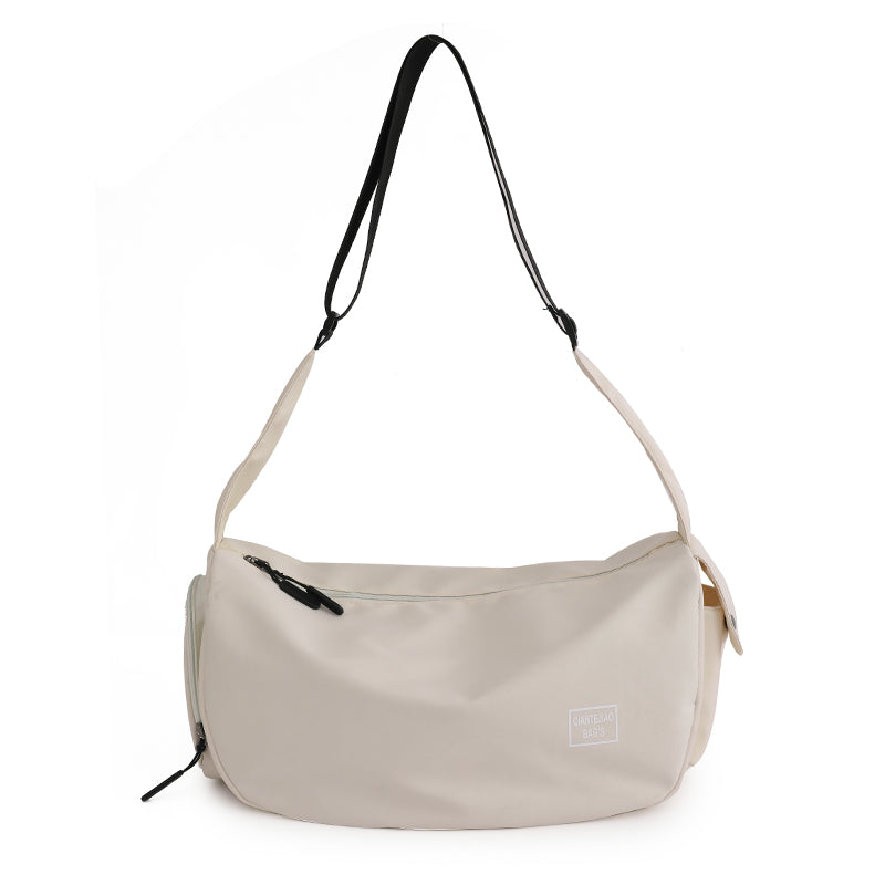Lightweight Sports Gym Duffel Bag with Shoe Compartment, Crossbody Travel Bag for Weekend Trips
