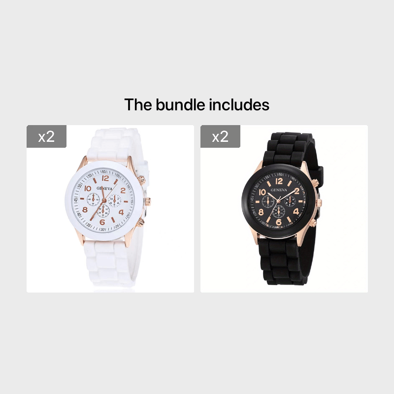 Minimalist Silicone Casual Quartz Watch Women Crystal Silicone Watches Wrist Watch