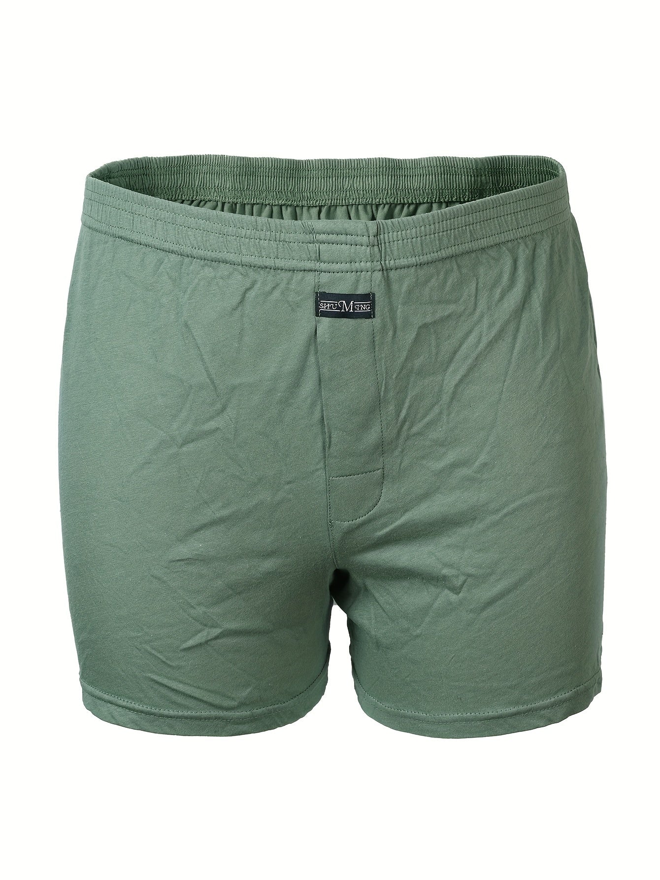 Men's cotton Comfortable Plaid Boxers Underwear