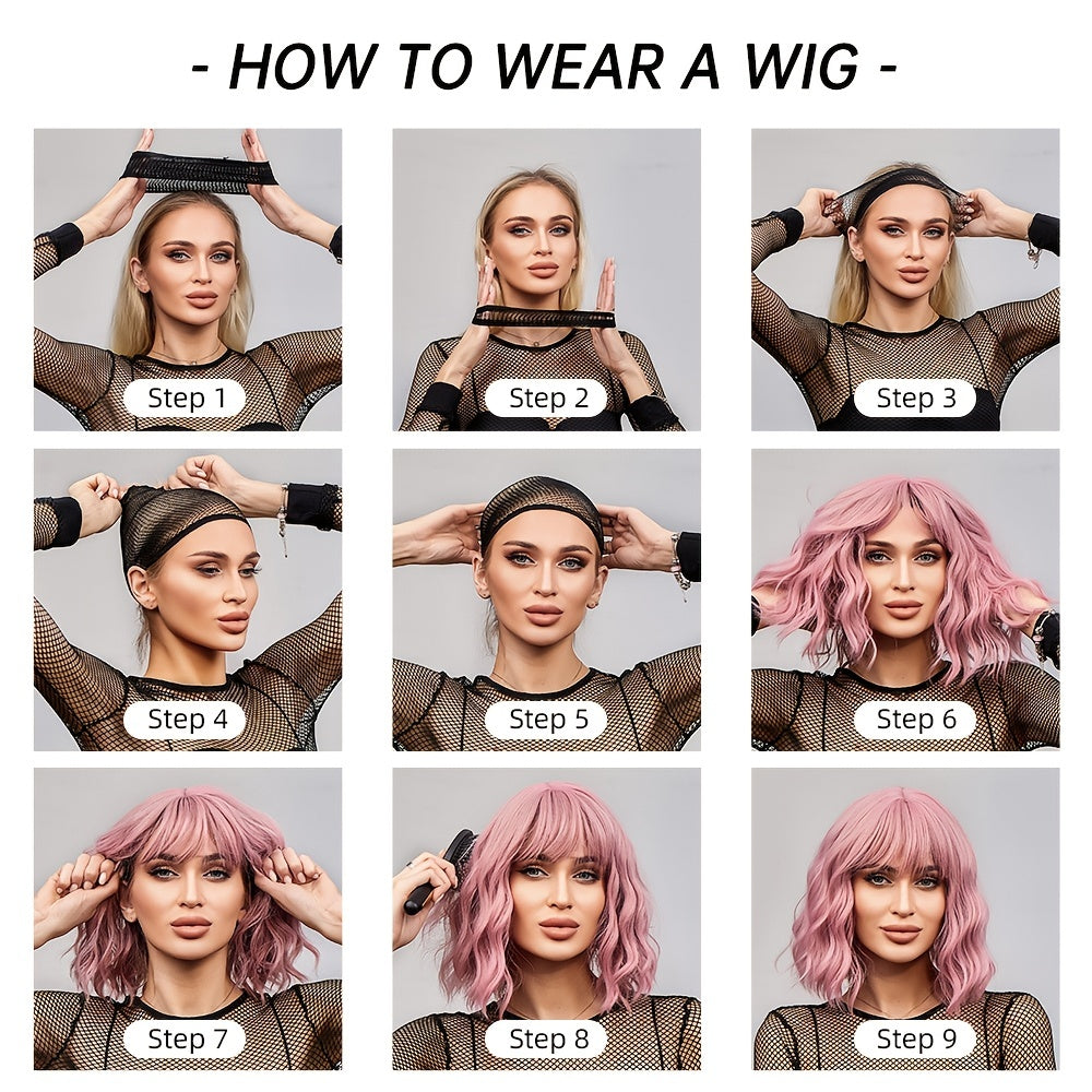 Red Brown Ginger Wig For Women Long Straight Synthetic Hair For Women, Heat Resistant Wigs