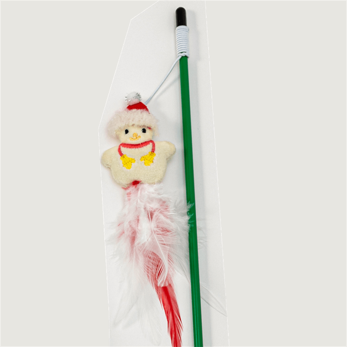 Cat Teaser Toy, Christmas Interactive Toy Wand Kitten Toys For Indoor Play & Exercise