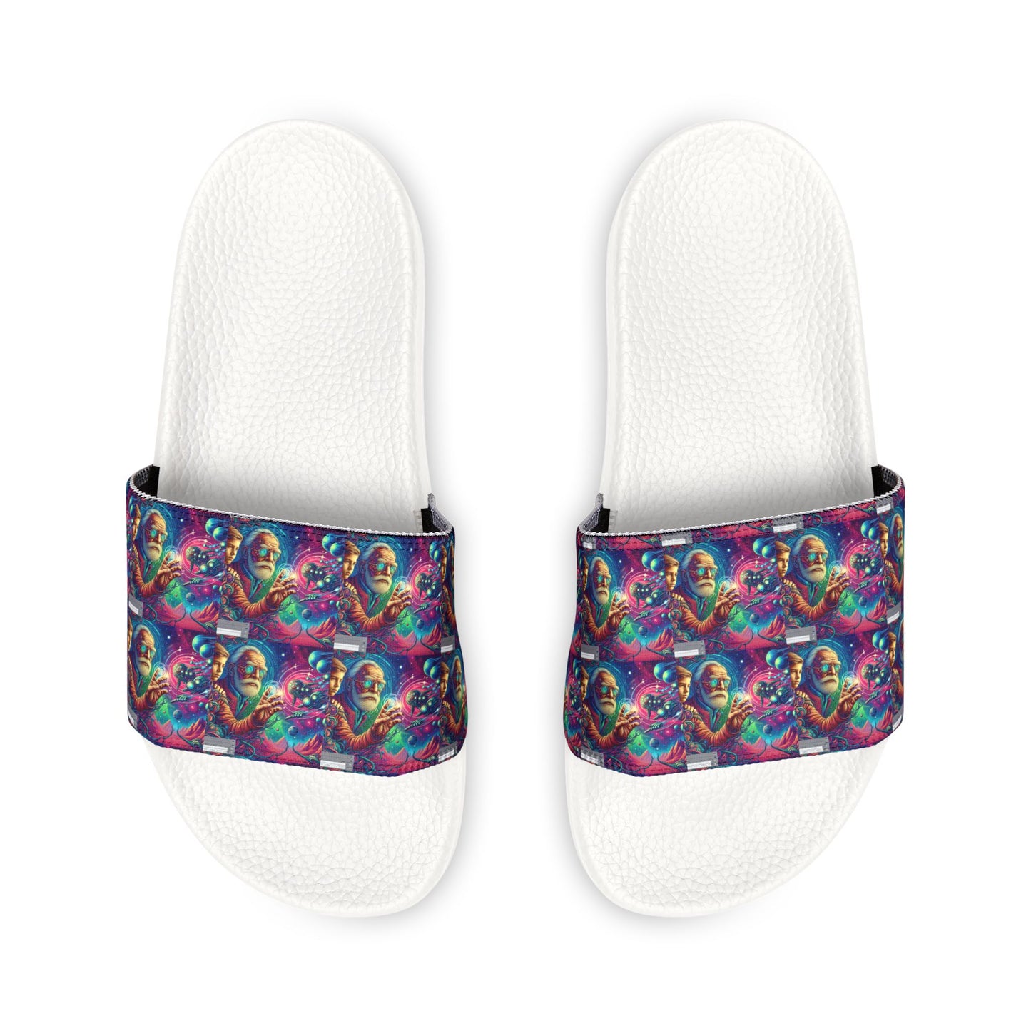 Vibrant Men's Sandals, Colorful Beach Wear Slippers, Trendy Footwear for Summer, Casual Outdoor Shoes, Perfect Gift for Holidays