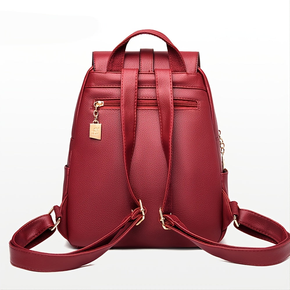 High School Casual Daypack: Waterproof Women's Backpack with Adjustable Straps, Utility Pocket, & Cosmic Style