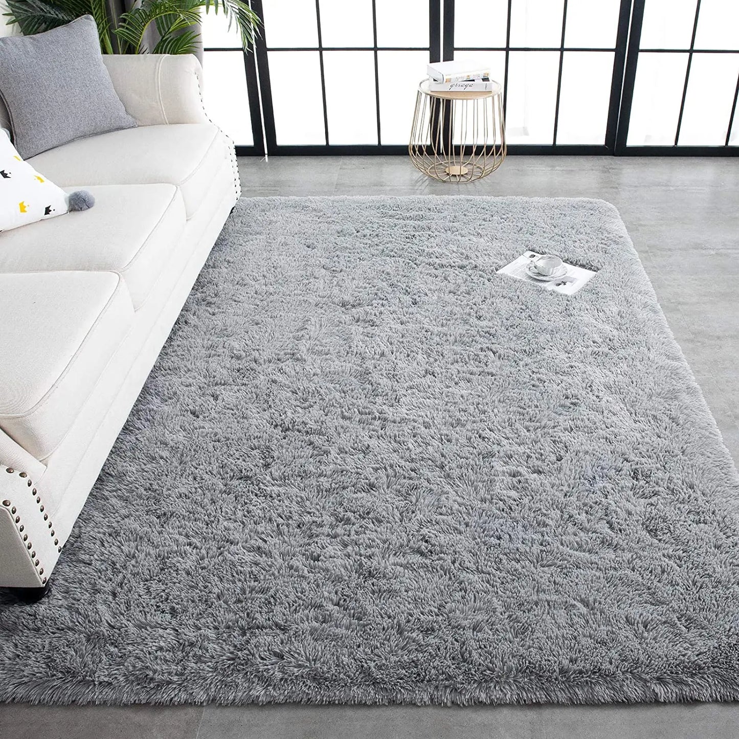 Plush Carpets Fluffy Ultra Soft Indoor Modern Area Rugs Living Room Play Mats For Children Bedroom Home Decor Nursery Rug