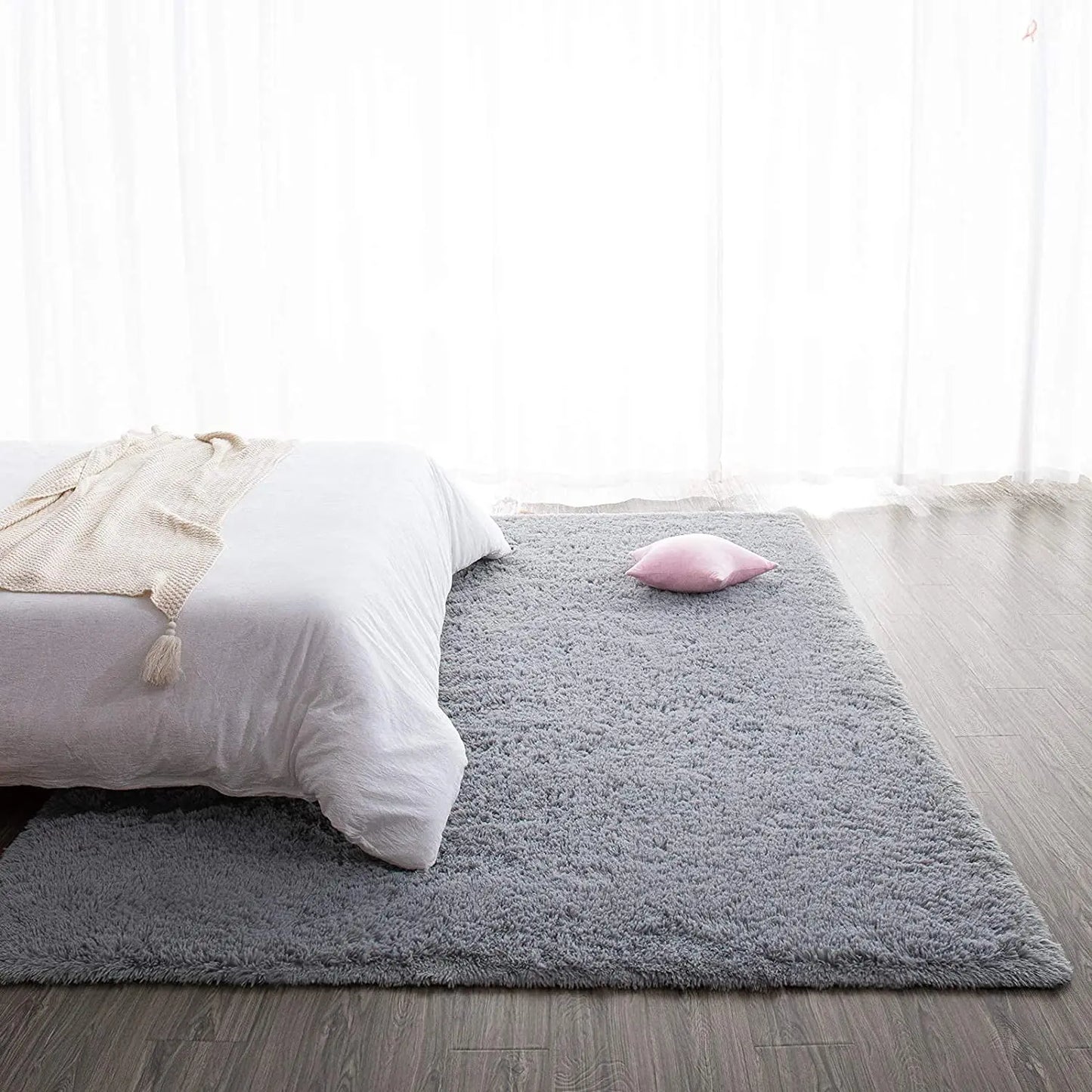 Plush Carpets Fluffy Ultra Soft Indoor Modern Area Rugs Living Room Play Mats For Children Bedroom Home Decor Nursery Rug
