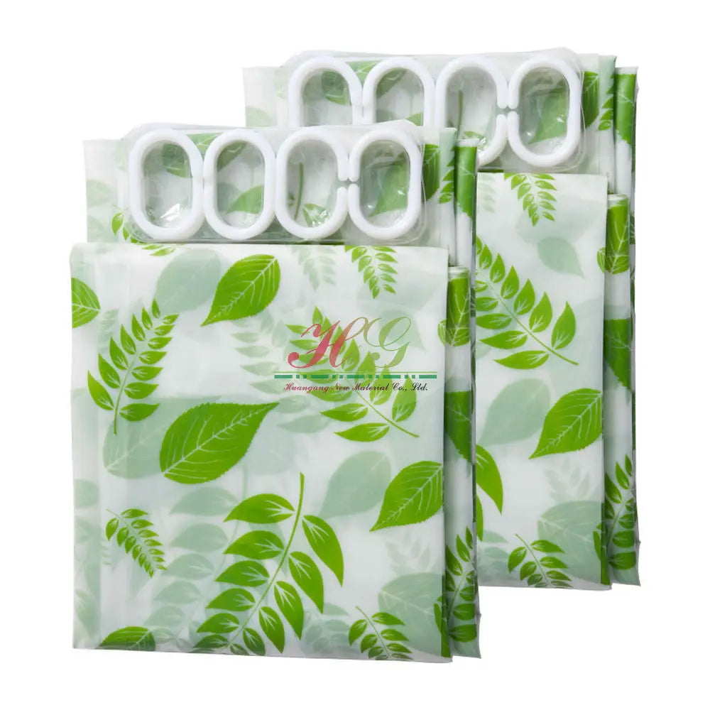 No Tariff PVC Decorative Pattern Shower Curtain for Home Bathroom