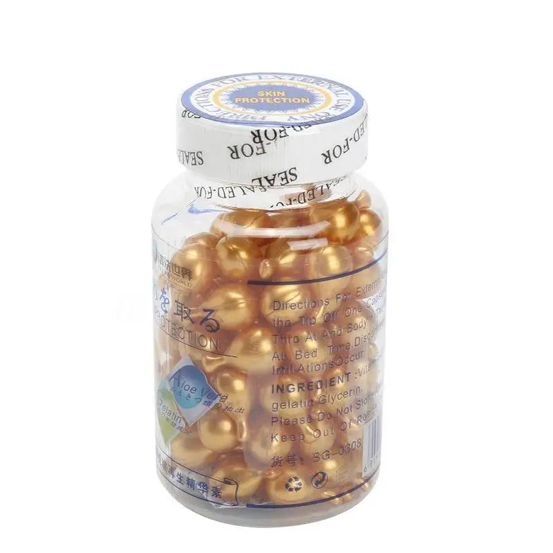 3pcs Vitamin E Extract Capsules Moisturizing and hydrating Ve Serum Facial Capsule 90pcs/bottle