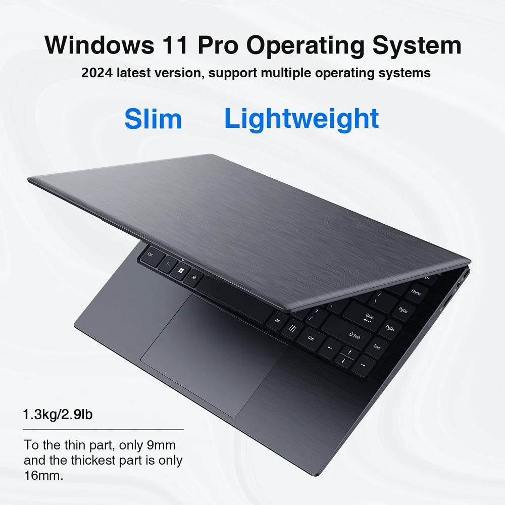 DDP USA Stock Intel N4000 14 Inch 8GB+256GB New Laptop Computer 4800mAH Win11 Pro Business Laptops Cheapest Laptops