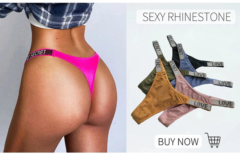 Ice Silk Women Panties Sexy G String Thong Seamless Underwear T Back Candy Color Girls Briefs Underpants Plus Size M-XXL