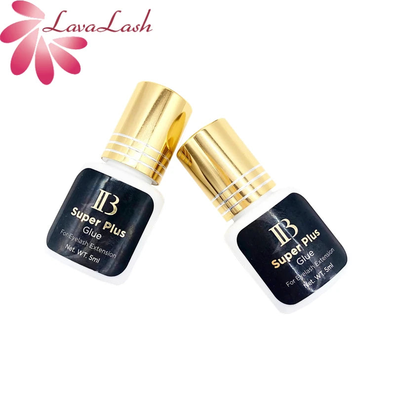 5/10 Bottles IB Super Plus Glue for Eyelash Extensions Original IBeauty Gold Cap Black Glue False Lash Adhesive Makeup Tools
