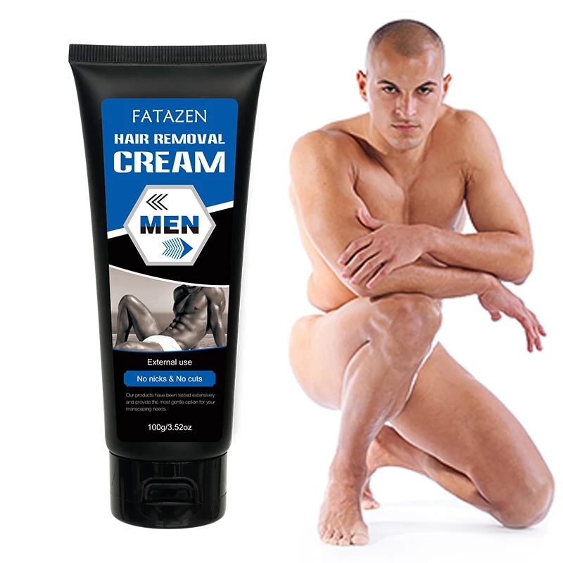 Private Label Natural Hair Care Gentle Hair Removal Products for Men Quick Effective Hair Removal Cream