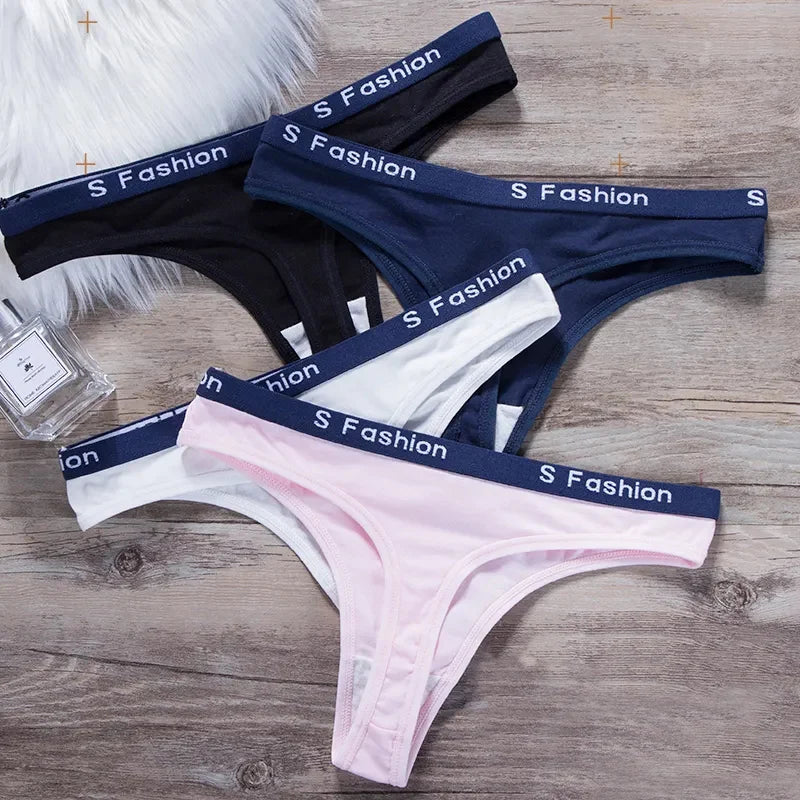 Cotton G-String Thong Sexy Women Panties Seamelss Briefs Sport Underwear Intimate Lingerie Ladies T-back Underpant Female Bikini
