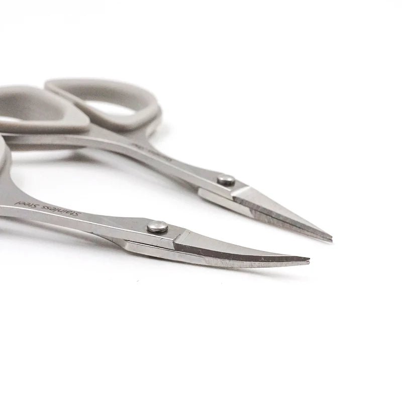 Eyebrow Scissor Makeup Eyelash Trimmer Nose Facial Hair Remover Multifunctional Scissors Stainless Steel Nail Cuticle Tools