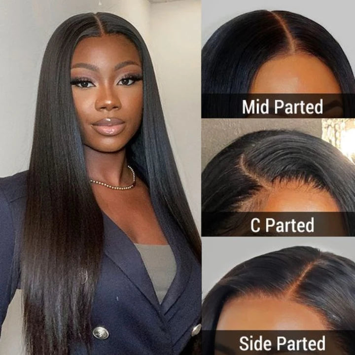 Vietnamese Raw Hair 250% Density Straight Lace Frontal Wigs Human Hair Lace Front Transparent Hd Lace Wig for Black Women