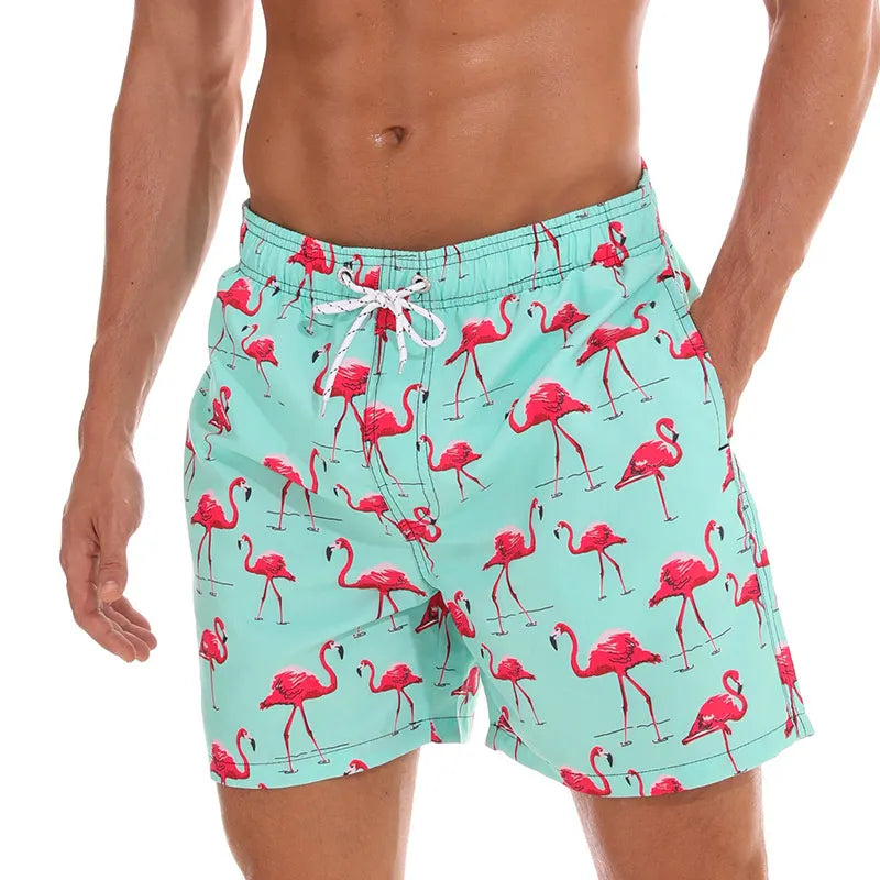 Escatch New Men's Beach Shorts Summer Surf Trunks Plus Size Drawstring Swimwear For Male ESX05 Gym Sportswear Swimsuit