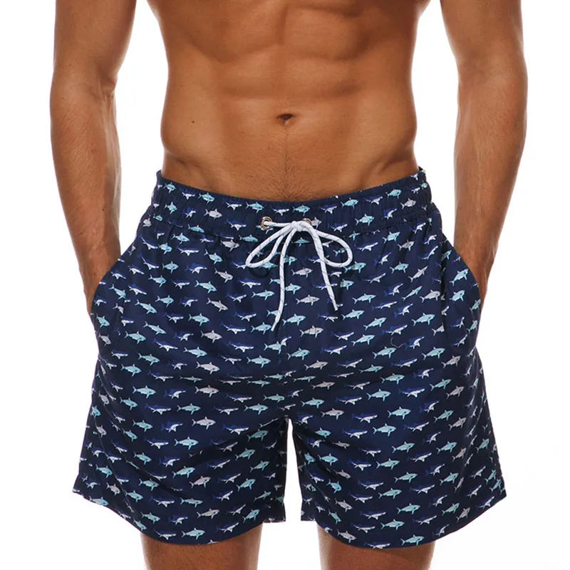 Escatch New Men's Beach Shorts Summer Surf Trunks Plus Size Drawstring Swimwear For Male ESX05 Gym Sportswear Swimsuit