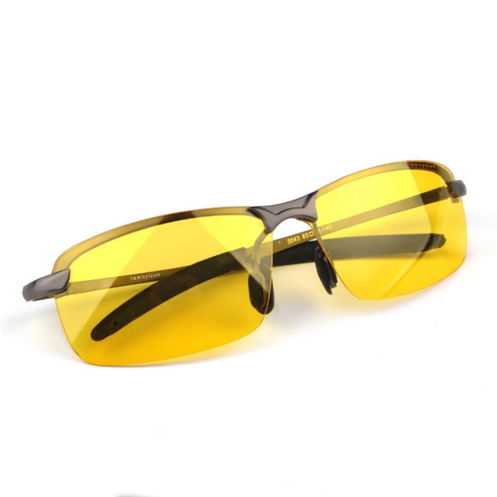 Teenyoun Night Vision Glasses for Driving Risk Reducing Polarized Sunglasses for Men and Women Fishing Eyewear