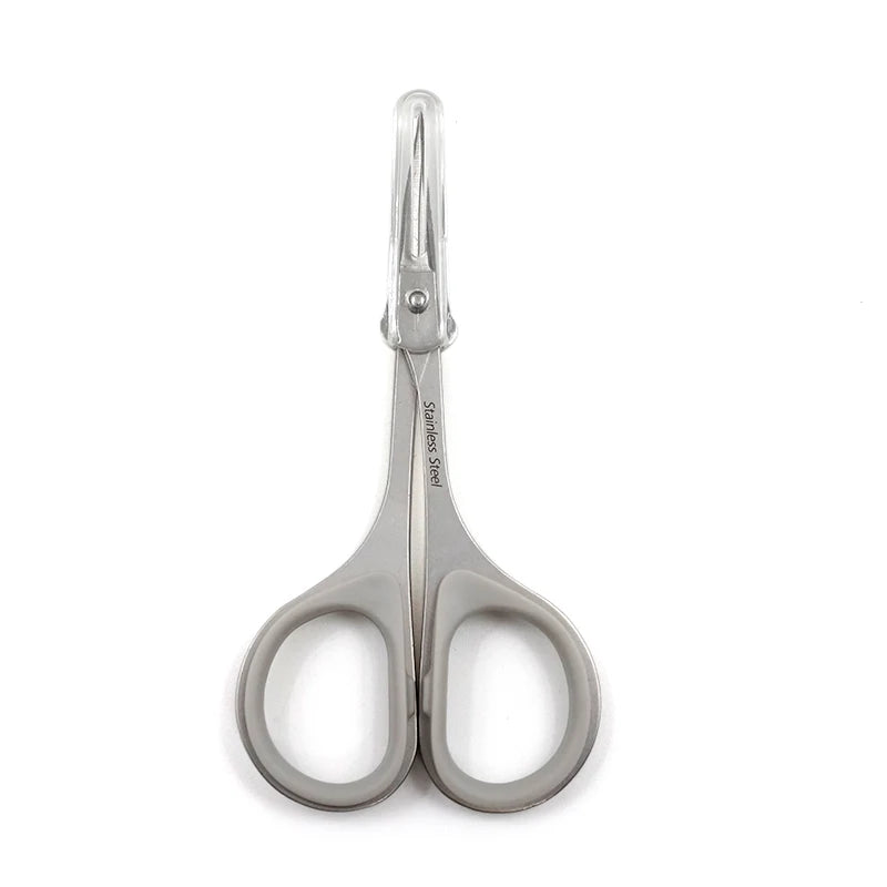 Eyebrow Scissor Makeup Eyelash Trimmer Nose Facial Hair Remover Multifunctional Scissors Stainless Steel Nail Cuticle Tools