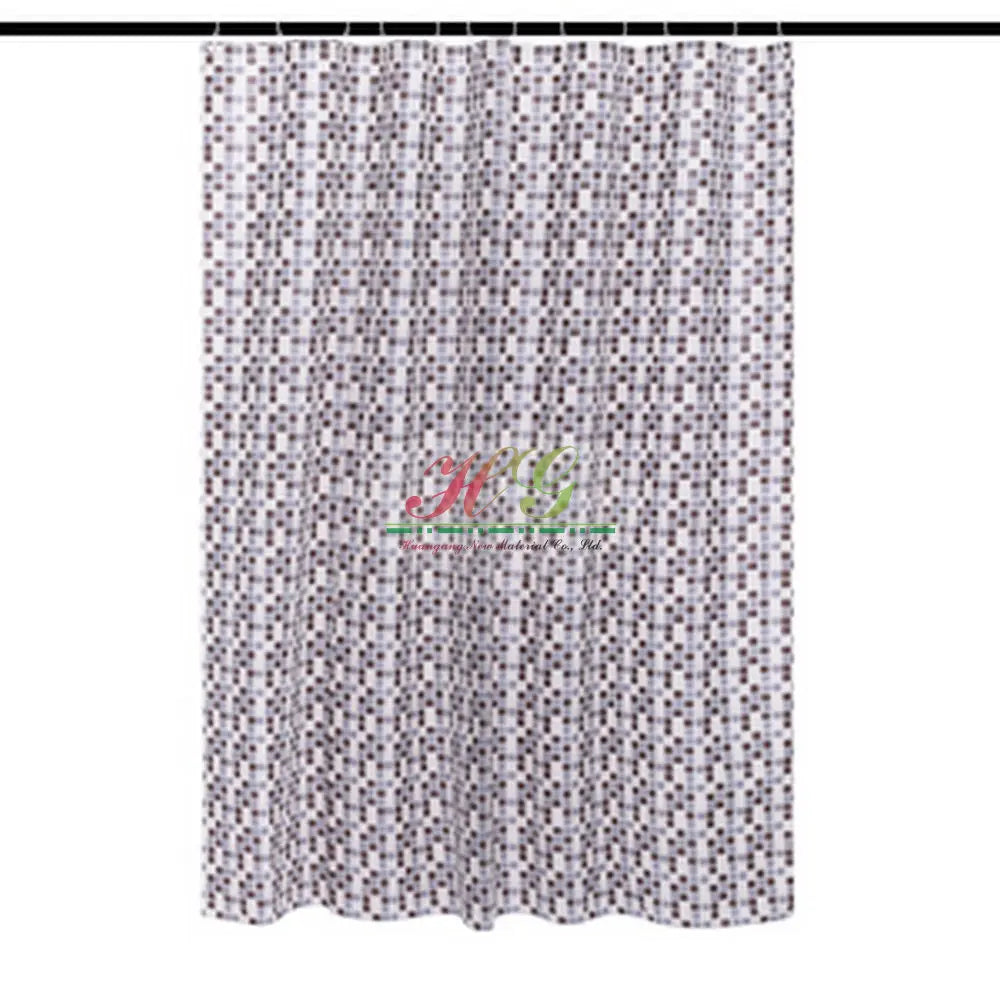 No Tariff PVC Shower Curtain Best Choice for Bathroom Stylish Printed Design Affordable Quality