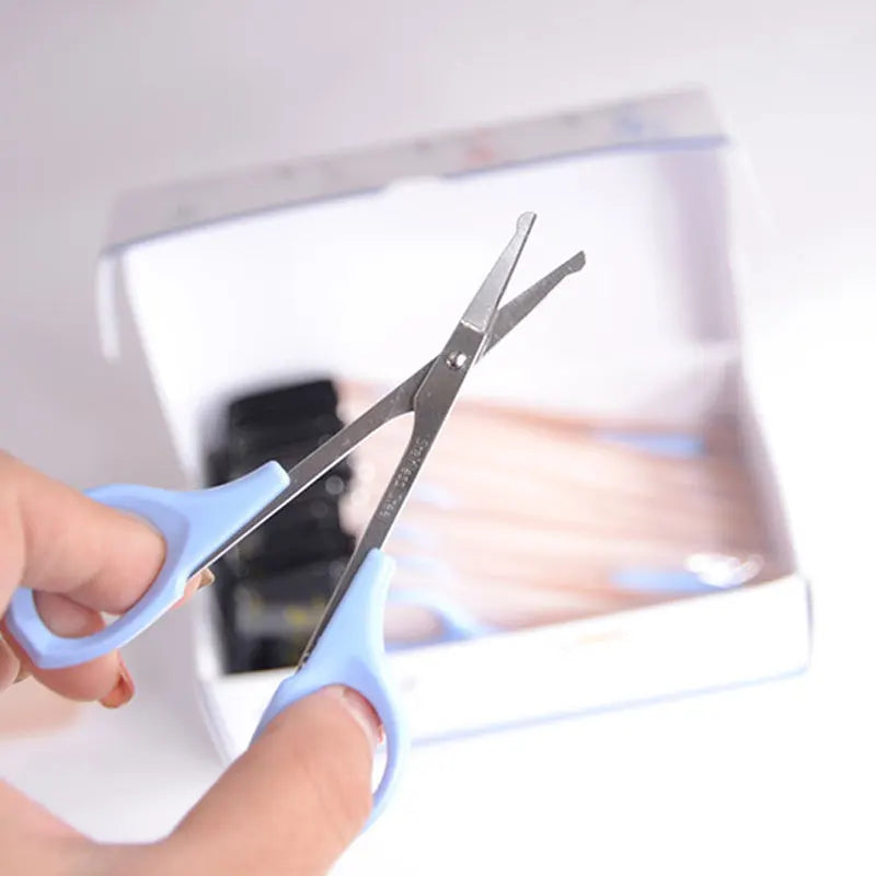 Eyebrow Scissor Makeup Eyelash Trimmer Nose Facial Hair Remover Multifunctional Scissors Stainless Steel Nail Cuticle Tools