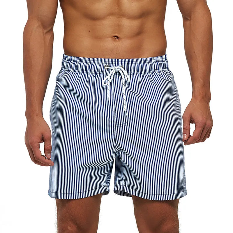Escatch New Men's Beach Shorts Summer Surf Trunks Plus Size Drawstring Swimwear For Male ESX05 Gym Sportswear Swimsuit