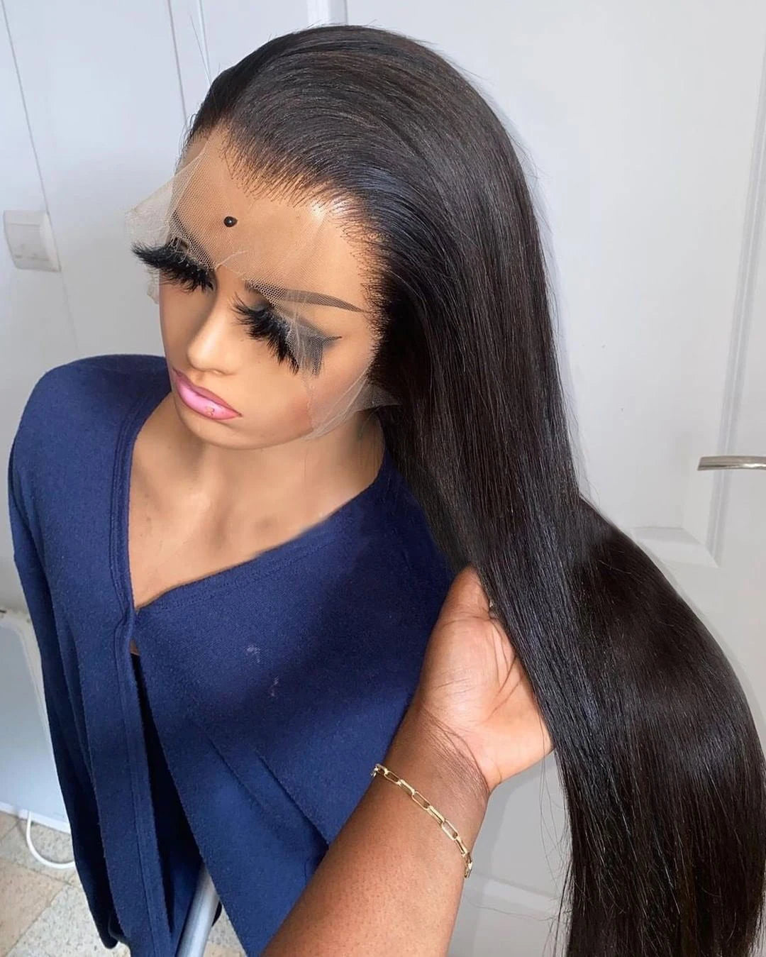 Cheap10A Wholesale Silk Straight 13x4 13x6 HD Transparent Lace Front Lace 100% Nature Indian Hair Remy Human Hair Wigs for Women