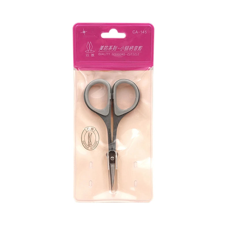 Eyebrow Scissor Makeup Eyelash Trimmer Nose Facial Hair Remover Multifunctional Scissors Stainless Steel Nail Cuticle Tools