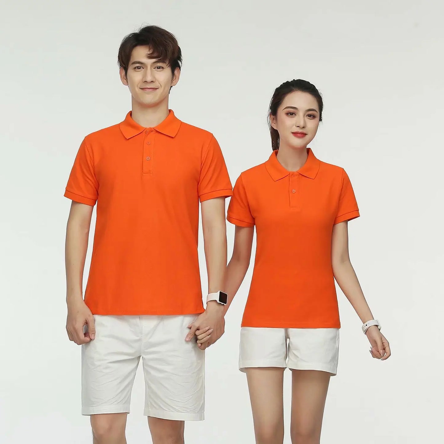 Men's shirt customization/design logo short sleeved polo shirt DIY logo top casual work advertising team/commemorative polo