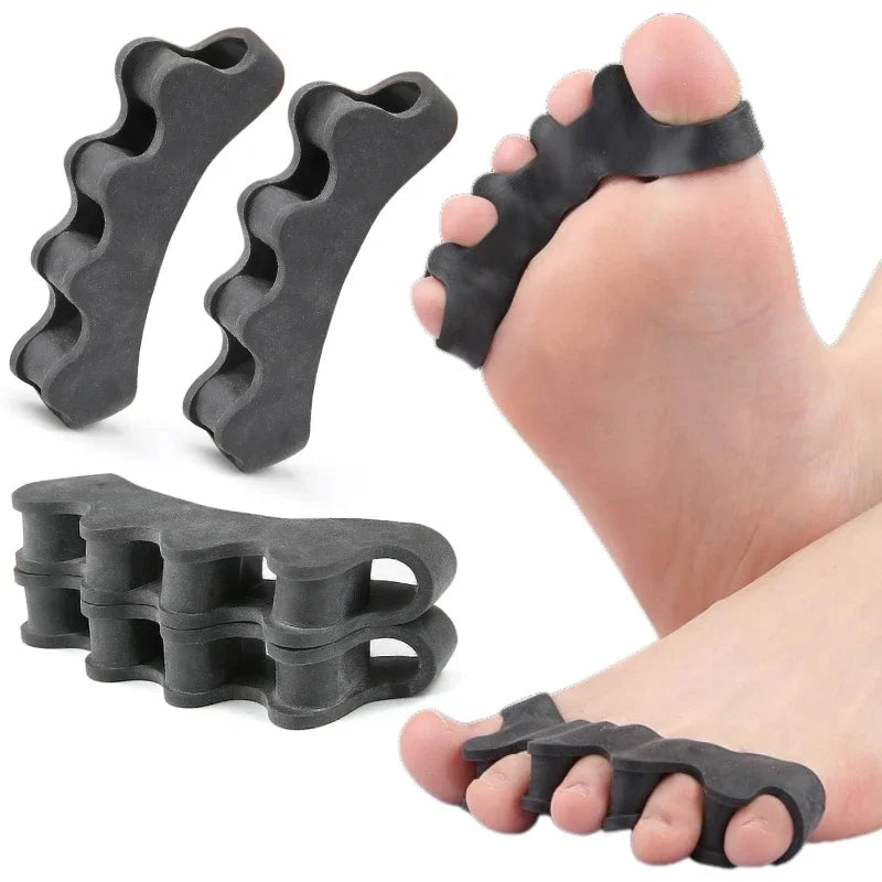 1Pairs Toe Separators Thumb Valgus Bunion Adjuster Gel Splitter Hammer Corrector Protector Foot Pain Relief Silicone Straighten