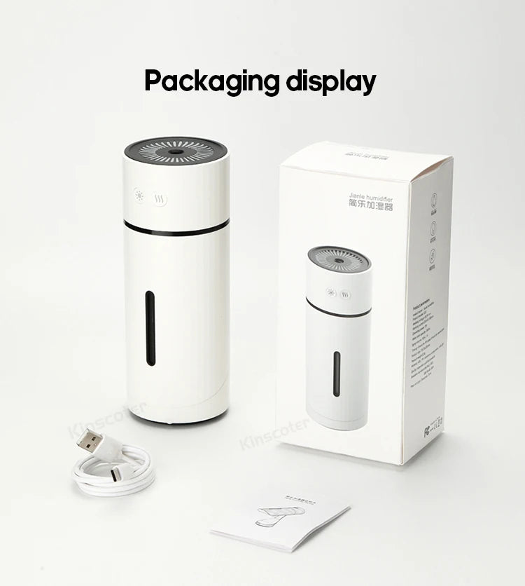 260ML Wireless Air Humidifier USB Aromatherapy Diffuser 1000mAh Rechargeable Battery Ultrasonic Cool Mist Maker Quiet Fogger