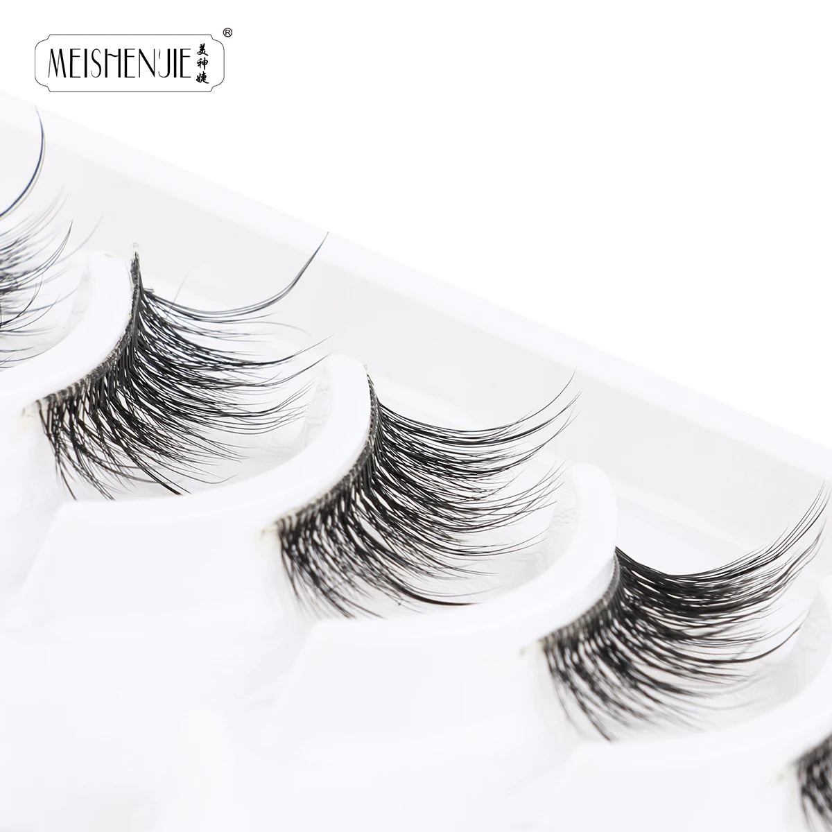 MEISHENJIE New 10 Pairs Half Lashes Natural Long 3d Mink False Eyelashes Reusable Fluffy Faux Cils Extension Makeup Tools Lashes