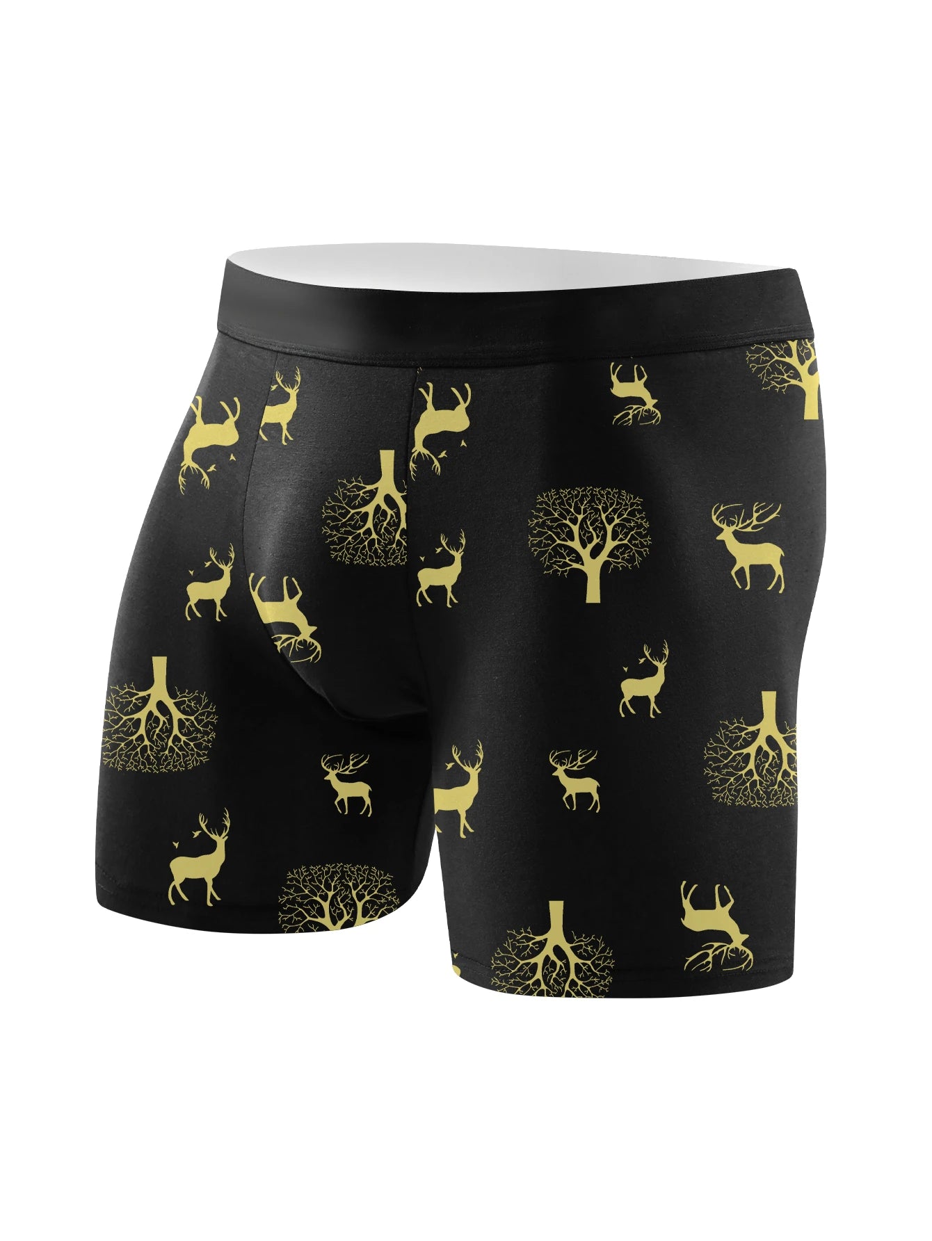 10 Pieces Of Men's Underwear Soft Comfortable Healthy Men's Long Boxer Briefs Trendy Fashion Athleisure High Quality Men's Pants