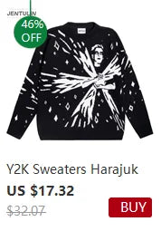Punk Lyrical Print Clothing Oversized Hip Hop Pullover Streetwear Men's Hoodies Harajuku Fashion Tops Goth Hooded Sweatshirt Y2K