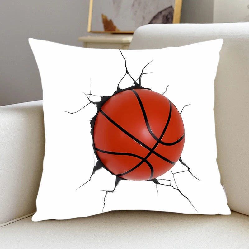 New Pillow basketball Slips Pillow Covers Bedding Comfortable Cushion Good For Sofa Home Car High Quality Pillow Cases boy gift