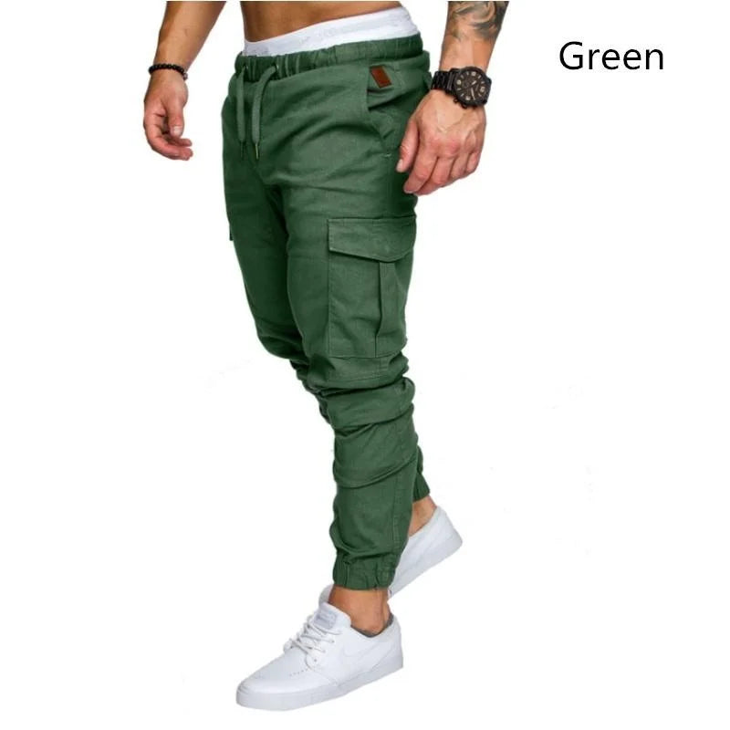 Men's overalls Fitness Training Sports Pants Jogger Men's Fashion Casual Feet Sports Pants Bottoms Sportswear