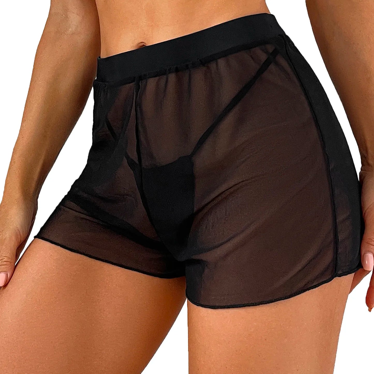 Swimming Tights Shorts Wraps Ups Pants Beach Up Women For Swimwear Cover Cover Mesh Ruffle Bikini Cover Men Bathing Suit Trunks