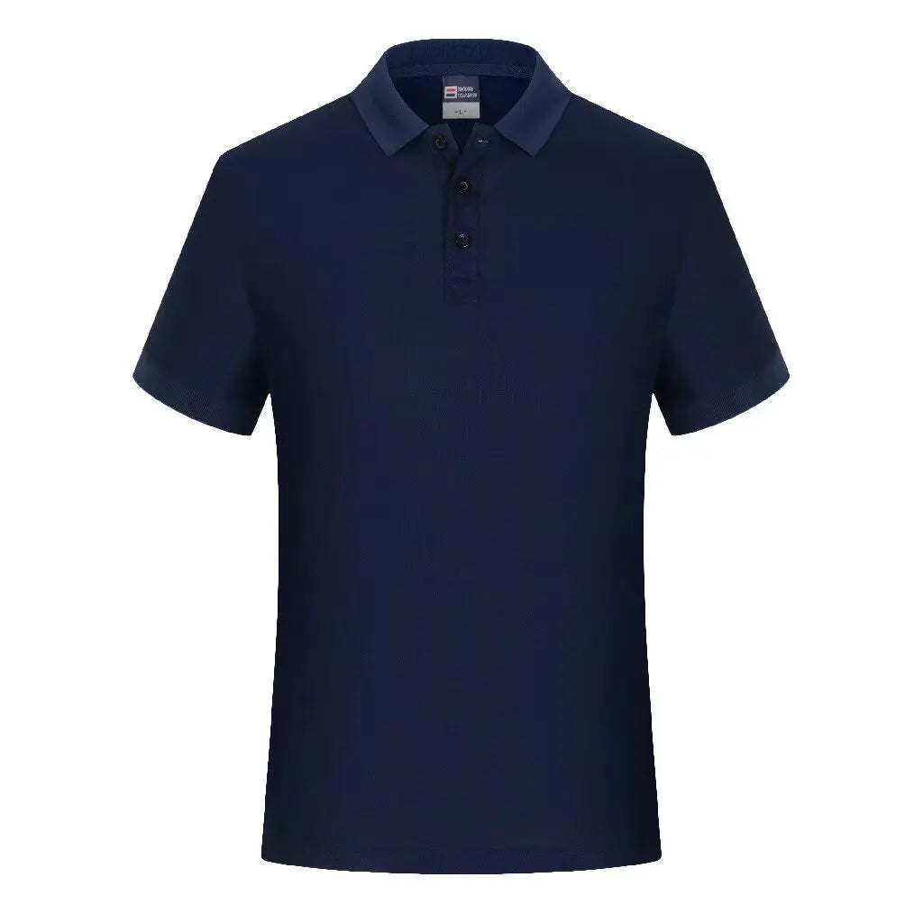 Men's shirt customization/design logo short sleeved polo shirt DIY logo top casual work advertising team/commemorative polo