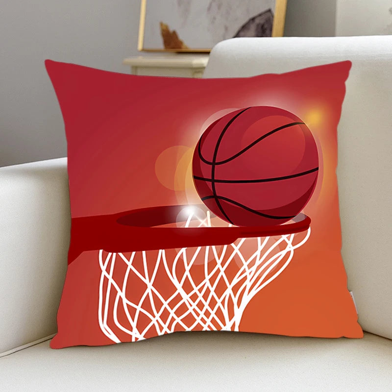 New Pillow basketball Slips Pillow Covers Bedding Comfortable Cushion Good For Sofa Home Car High Quality Pillow Cases boy gift