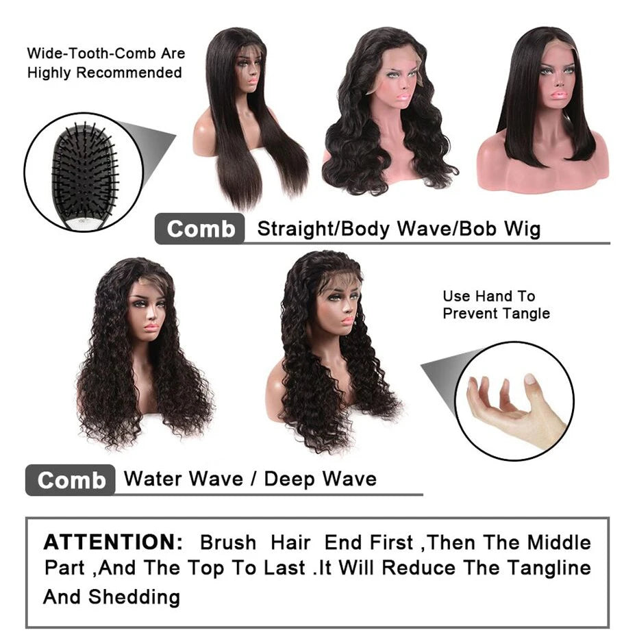HD Lace Frontal Wig Human Hair 200 Density 13x4 13x6 Body Wave Lace Front Wigs For Women Lace Human Hair Wigs Bling
