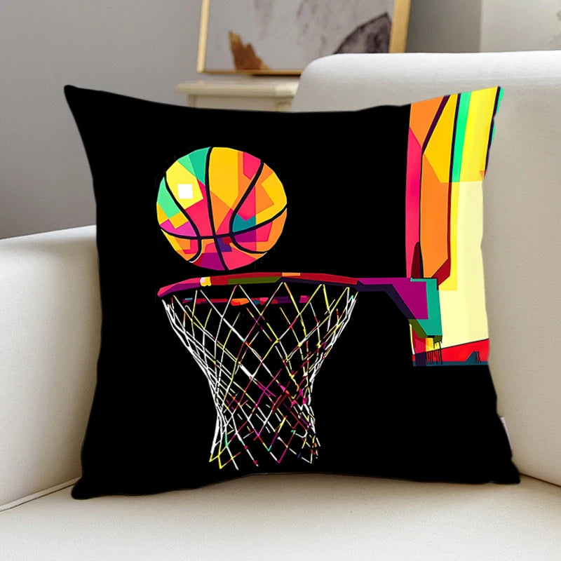 New Pillow basketball Slips Pillow Covers Bedding Comfortable Cushion Good For Sofa Home Car High Quality Pillow Cases boy gift