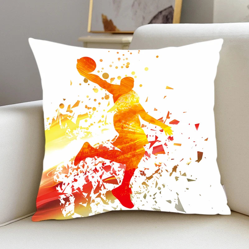 New Pillow basketball Slips Pillow Covers Bedding Comfortable Cushion Good For Sofa Home Car High Quality Pillow Cases boy gift