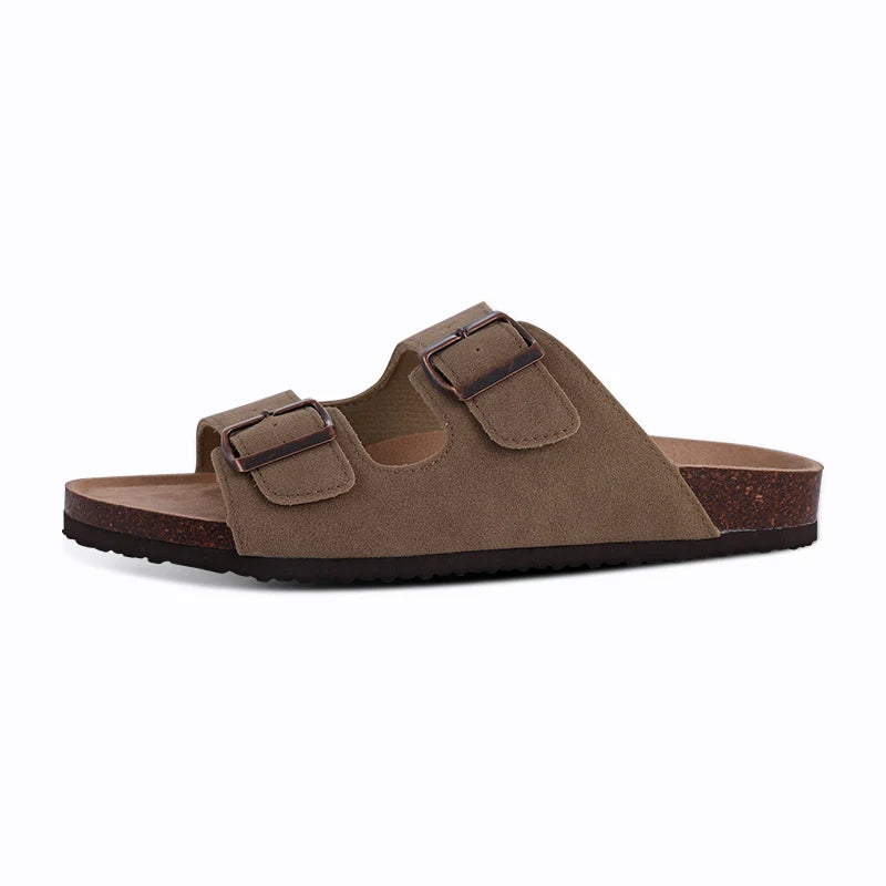 Litfun Fashion Clogs Sandals For Men Woen Summer Cork Footbed Outdoor Beach Slippers Orthopetic Mules Sandal With Arch Support